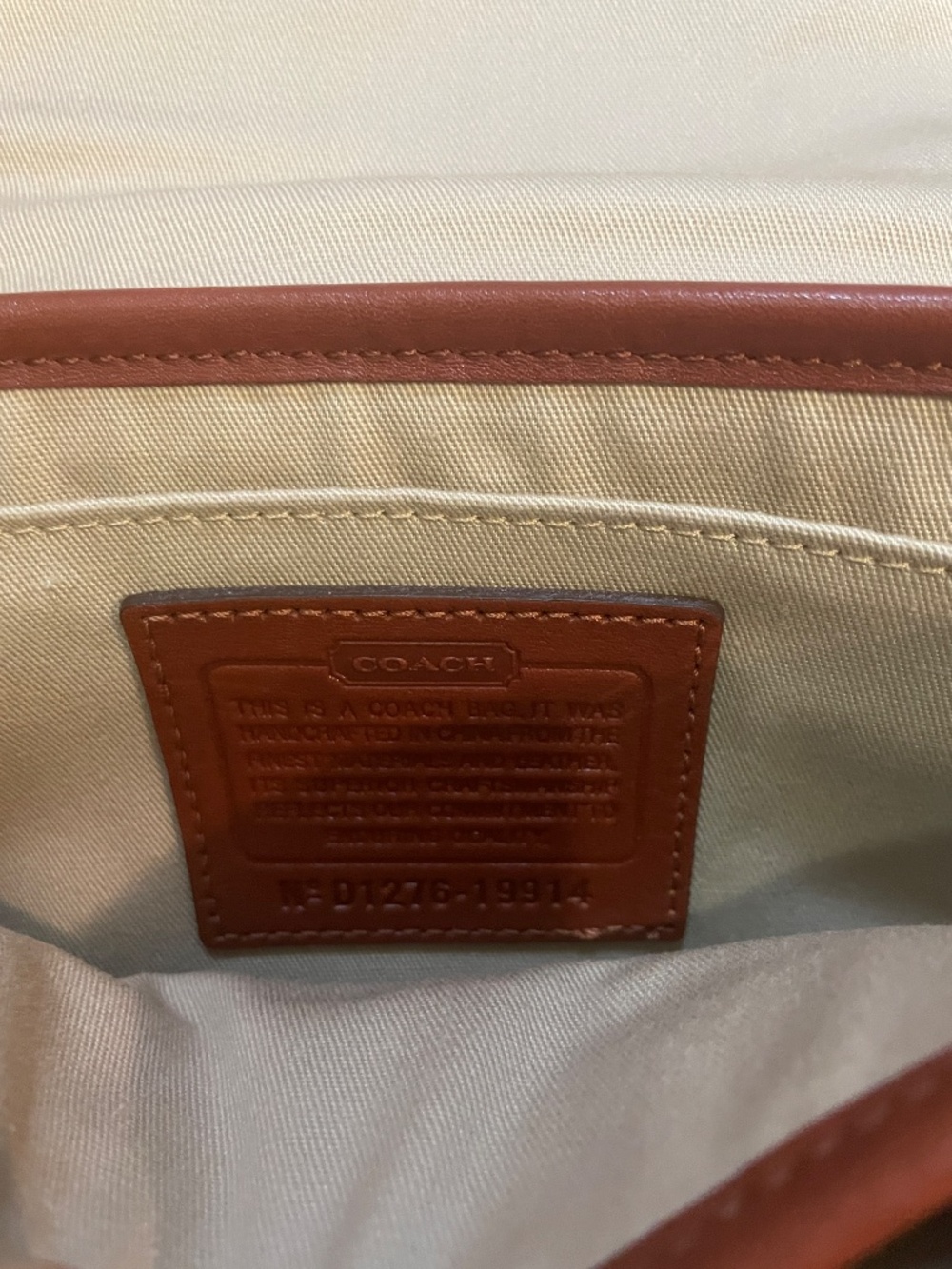 Coach Penny Legacy Leather Crossbody Turnlock - Picture 9 of 13